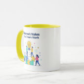 Teamwork Makes the Dream Work Mug マグカップ (正面左)