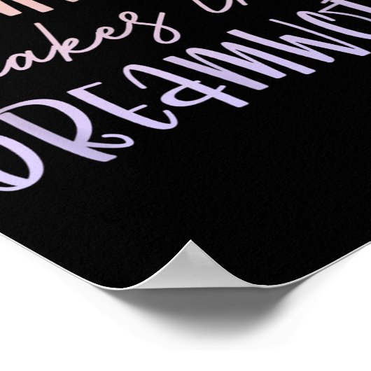 Teamwork Makes The Dreamwork Employee Team Motivat ポスター (角)