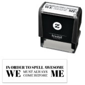 Teamwork motivational quote セルフインキングスタンプ (インサイチュ)