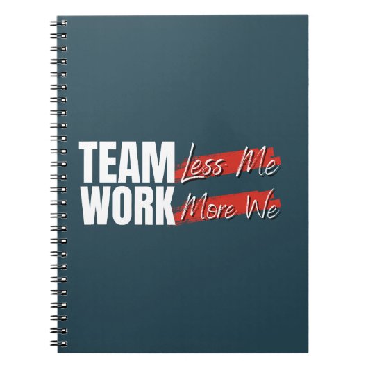 Teamwork Officeの仕事仲間の贈り物 ノートブック (正面)