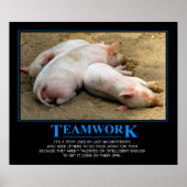 Teamwork poster ポスター (正面)