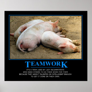 Teamwork poster ポスター