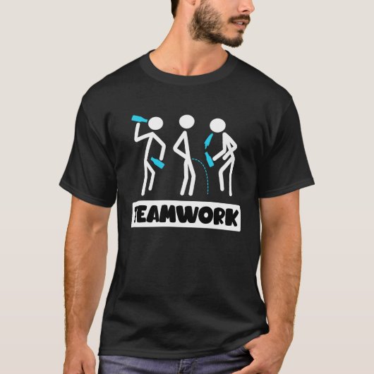 Teamwork Summer Vacation with Friends Spring Break Tシャツ (正面)