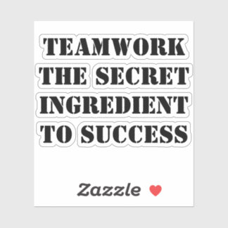Teamwork: The Secret Ingredient to Success シール