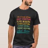 Tear Drying Student Helg School Nurse Motivational Tシャツ (正面)