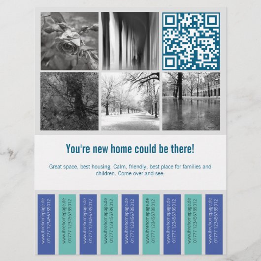 Tear Off Flyerの正方形画像 チラシ (正面)