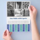 Tear Off Flyer Foto Walks  チラシ (手)