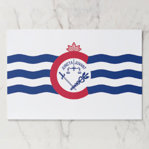 Tearaway紙パッド(米国シンシナチ州旗あり) ペーパーパッド