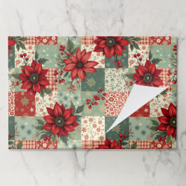 Tearaway Christmas Florals Paper Placemats ペーパーパッド
