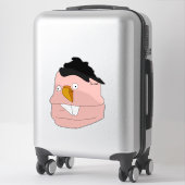 Teardrop nose goofy puppet シール (スーツケース)