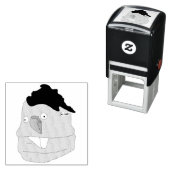 Teardrop nose goofy puppet セルフインキングスタンプ (インサイチュ)