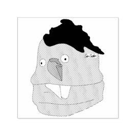 Teardrop nose goofy puppet セルフインキングスタンプ