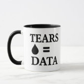 Tears Equal Data マグカップ (左)