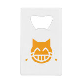 Tears of Joy絵文字ネコ クレジットカード栓抜き (正面)