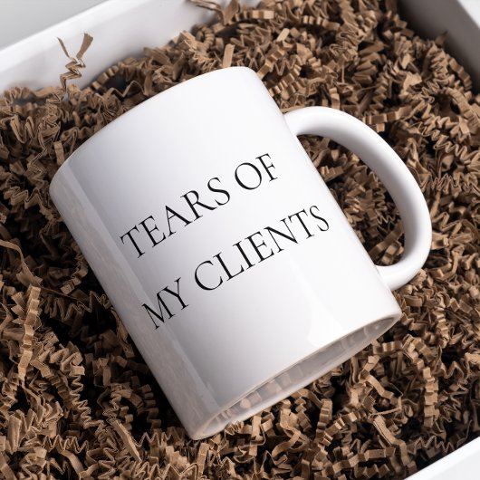 Tears of My Clients Lawyer Personal Trainer コーヒーマグカップ