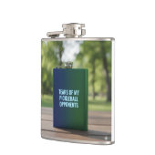 Tears of My Employees HR Boss Funny Flask フラスク (左)