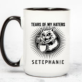 Tears Of My Haters Mug, Funny Cats Mug, Haters マグカップ