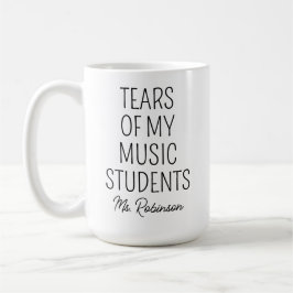 Tears of My Music Students,先生感謝 コーヒーマグカップ