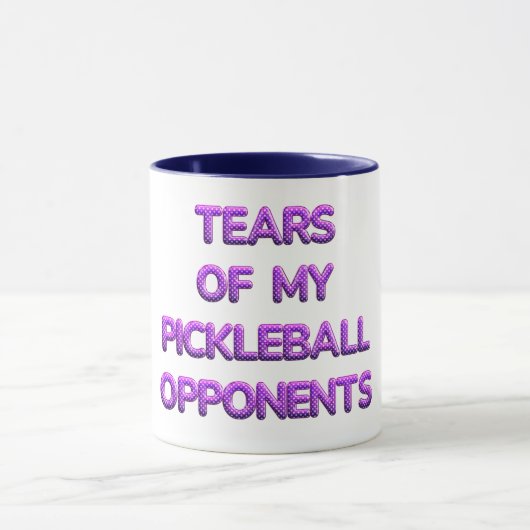Tears of My Pickleball Reements Tシャツ – おもしろい マグカップ (中央)