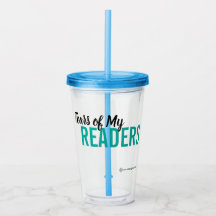 Tears of My Readers Cup with lid