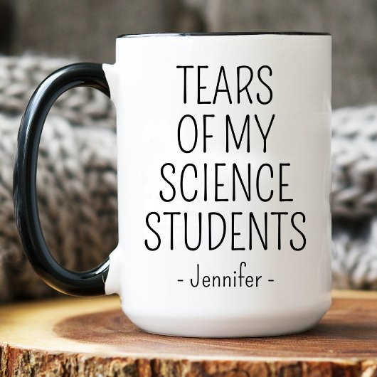 Tears of My Science Students科学先生プレゼント マグカップ