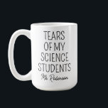 Tears of My Science Students,先生感謝 コーヒーマグカップ<br><div class="desc">「Tears of My Science Students,  Science Annovation Mug」は、あなたの人生の科学先生お洒落に対する献身的で思慮深い敬意を表している。ユーモアに満ち、このマグカップはユニーク、実験や発見の世界で学生と共有された経験を捉え教えて、科学の挑戦と勝利を楽しみながら認識している。「Tears of My Science Students」という巧妙なフレーズは、単なる質問ではなくよくはしゃぐ、先生の学生の科学的旅へのコミットメントと影響の証拠である。このマグカップは感謝の印として機能し、好奇心を燃やし表現、教室での情熱に火を付ける勤勉な科学先生への感謝と賞賛のための理想的な贈り物であ学る。</div>