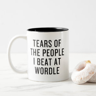 Tears of the People Iビートの悩みおもしろい ツートーンマグカップ