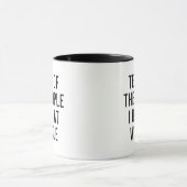 Tears of the People Iビートの悩みおもしろい マグカップ (中央)