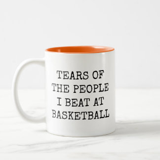 Tears Of The People I Beat At Basketball ツートーンマグカップ