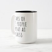 Tears of the People I Beat at Chess Humor  ツートーンマグカップ (正面左)