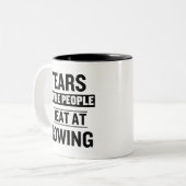 Tears of the People I Beat at Rowing Funny ツートーンマグカップ (正面左)