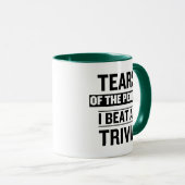 Tears of the People I Beat At Trivia マグカップ (正面右)