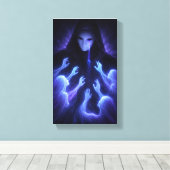 Tears of the Veiled Spirit キャンバスプリント (インサイチュ (ウッドフロア))