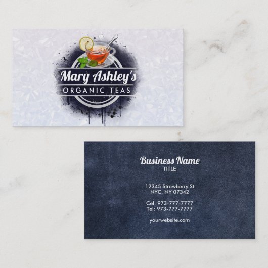 Teas名刺 名刺 (正面/裏面)