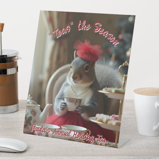 "Teas" The Season 台座サイン (インサイチュ)