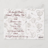 "Teas" the Season Invitation ポストカード (裏面)