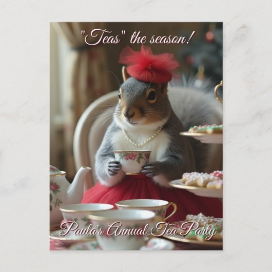 "Teas" the Season Invitation ポストカード (正面)