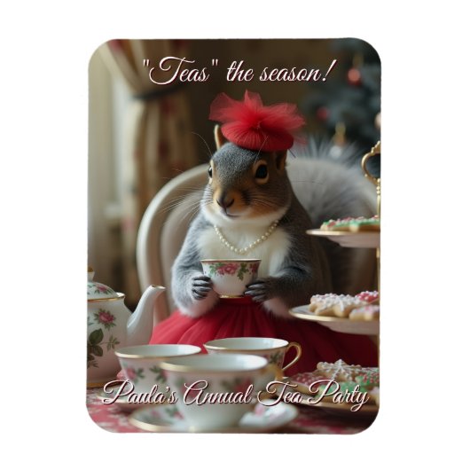 "Teas" the Season Invitation マグネット (縦)