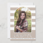 Teaupe Class of 2023 arch photo gradation 案内状 (正面)