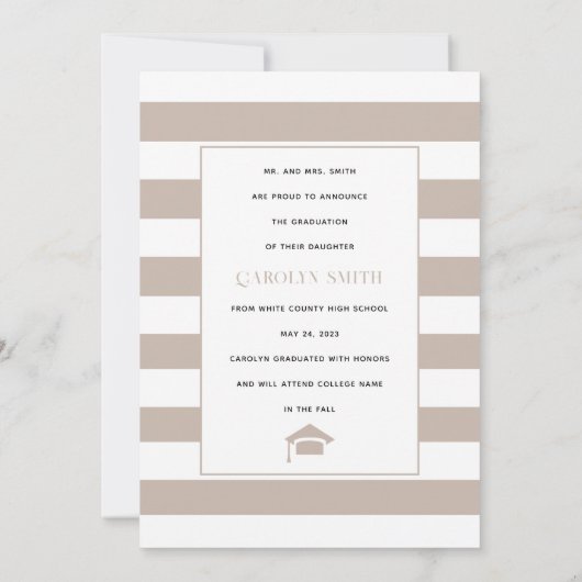 Teaupe Class of 2023 arch photo gradation 案内状 (裏面)