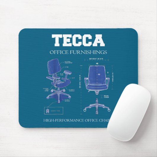 Tecca Office Furnishings - High Performance Chairs マウスパッド (マウス)