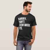 Techウィークはさようなら テックウィークのおもしろパロディ tシャツ (正面フル)