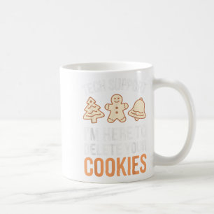 Techサポート クッキーを削除します Xmas クリスマス コーヒーマグカップ