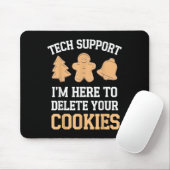 Techサポート クッキーを削除します Xmas クリスマス マウスパッド (マウス)