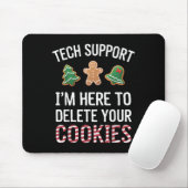 Techサポート クッキーを削除します Xmas クリスマス マウスパッド (マウス)