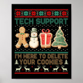Techサポート 私があなたのCookieを削除します クリス ポスター (正面)