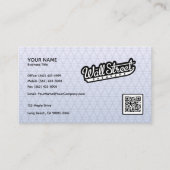 Tech-インスパイア Hexagon Business Cardの背景 名刺 (正面)