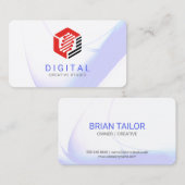 Tech AI Digital Network Logo 名刺 (正面/裏面)