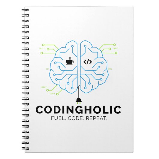 Tech Brain Coding Notebook for Programmers ノートブック (正面)