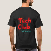 Tech Club with Mike Tee – コード。接続。作成： Tシャツ (裏面)